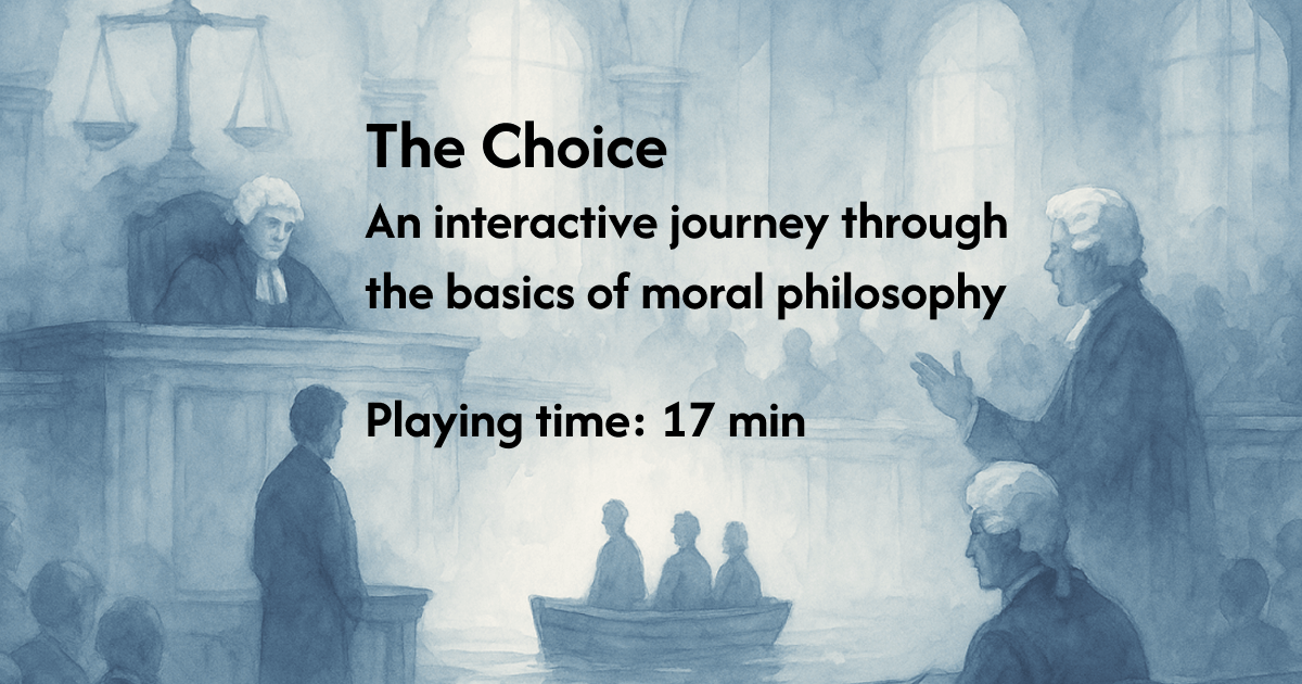Preview image for The Choice: Moral Dilemma Game